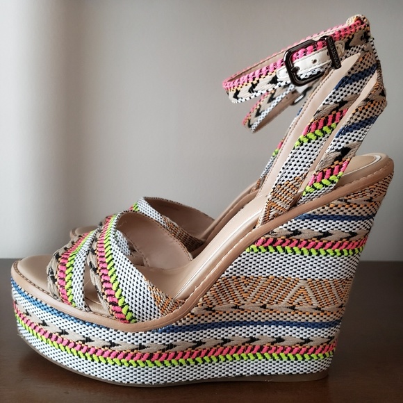 NWOB Gianni Bini wedge sandals - Picture 2 of 8